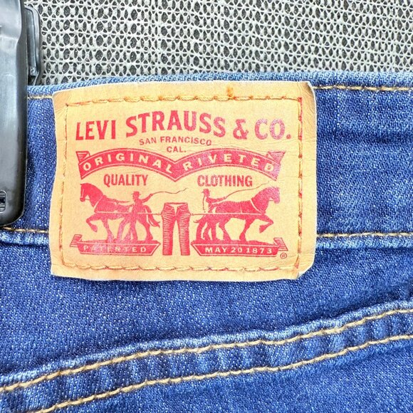 Levis Womens 415 Classic Bootcut Jeans Size 24W Blue Denim - Picture 3 of 11